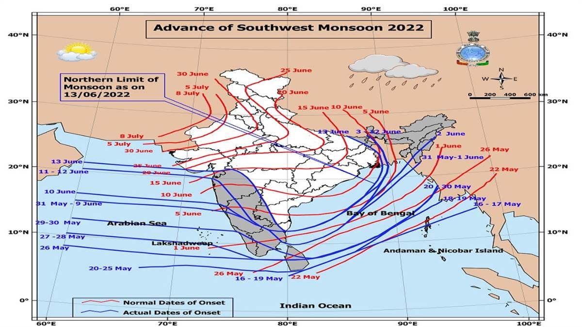 मानसून ने दी दस्तक, सप्ताह भर में होगा सक्रिय.