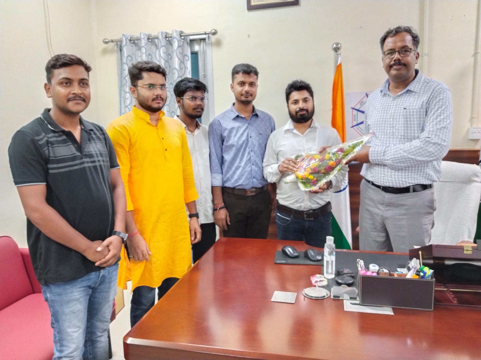 कुलपति से मिली अभाविप की नवगठित ईकाई, सौंपा मांगपत्र