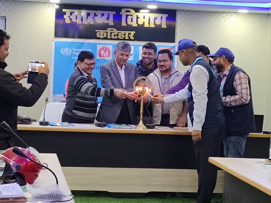 डब्ल्यूएचओ के सहयोग से एक दिवसीय कालाजार प्रशिक्षण कार्यशाला का आयोजन