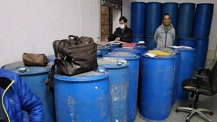 असम से छपरा भेजी जा रही 70 लाख की स्पिरिट जब्त