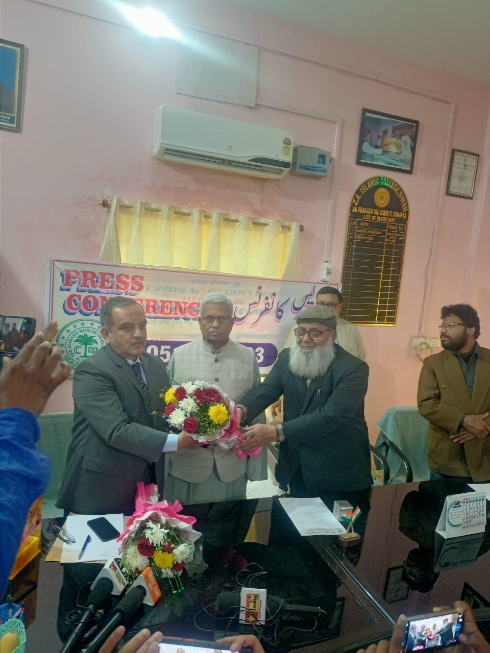 अलीगढ़ मुस्लिम विश्वविद्यालय का अध्ययन केंद्र ज़ेड. ए. इस्लामिया महाविद्यालय में खुलेगा-प्रो. नफीस अहमद अंसारी