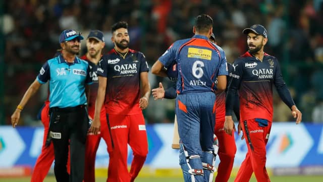 RCB have been fined for maintaining a slow over rate during their IPL 2023 match 15 against LSG captain Faf du Plessis was fined Rs 12 lakhs Hindustan Hindi News