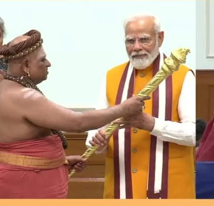 #MY Parliament My Pride:राजदंड के साथ कर्मपथ पर नए भारत का स्वागत है।