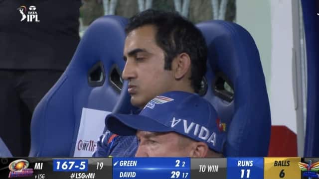 LSG was in danger because of Naveen-ul-Haq Gautam Gambhir reaction is going viral – नवीन-उल-हक डुबोने वाले थे LSG की लुटिया, गौतम गंभीर का रिऐक्शन वायरल Hindustan Hindi News