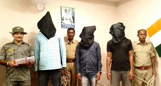 ईंट भट्ठा व्यवसाई के घर में फायरिंग , दहशत फैलाने के मामले में तीन अपराधी गिरफ्तार