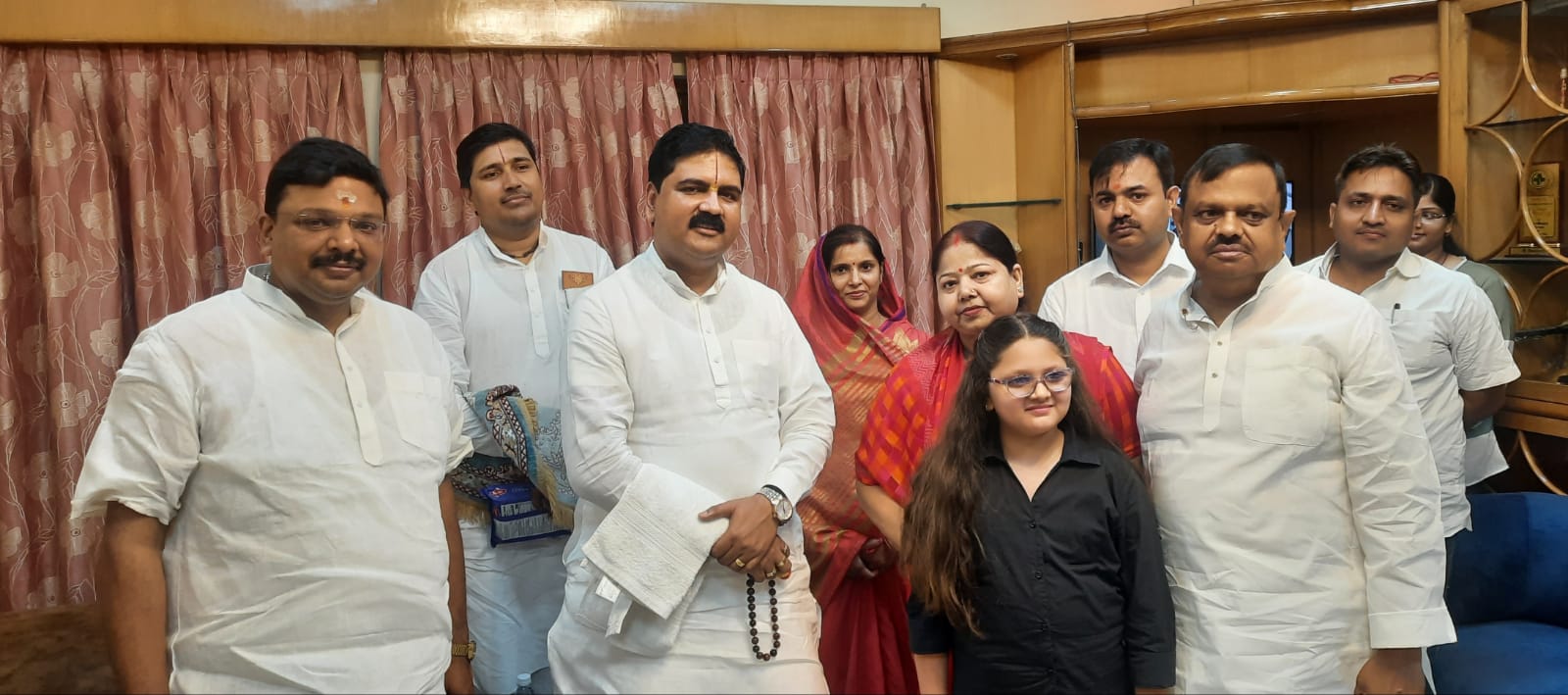 पूज्य राजन जी महाराज का हुआ सीवान नगर में आगमन।