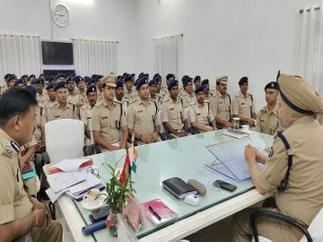 मुजफ्फरपुर पहुंचे DGP आर एस भट्टी:बढ़ते अपराध पर की समीक्षा बैठक