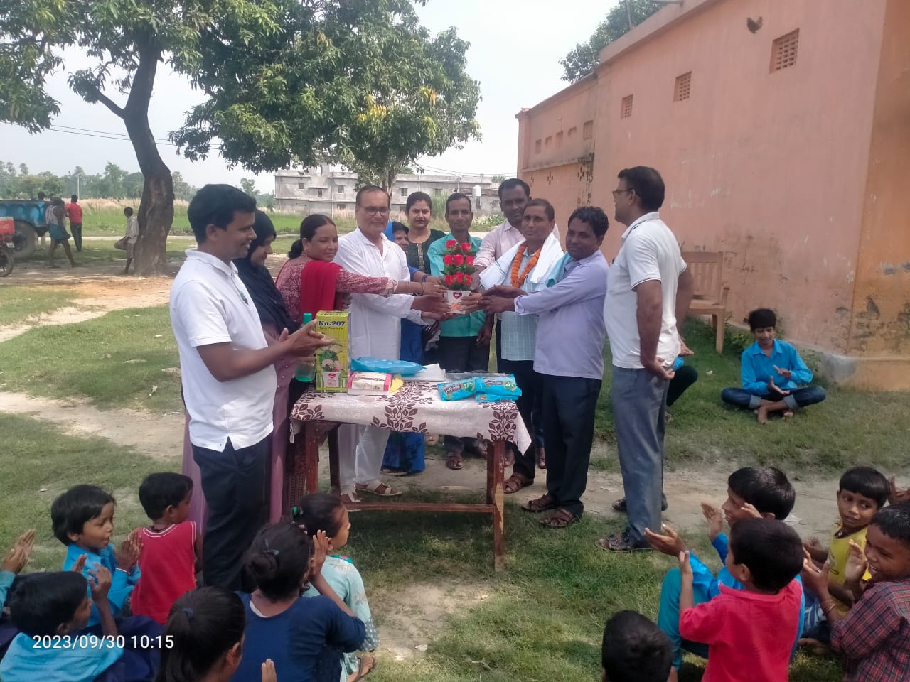 प्रधानाध्यापक नियुक्त होने पर सम्मान समारोह आयोजित