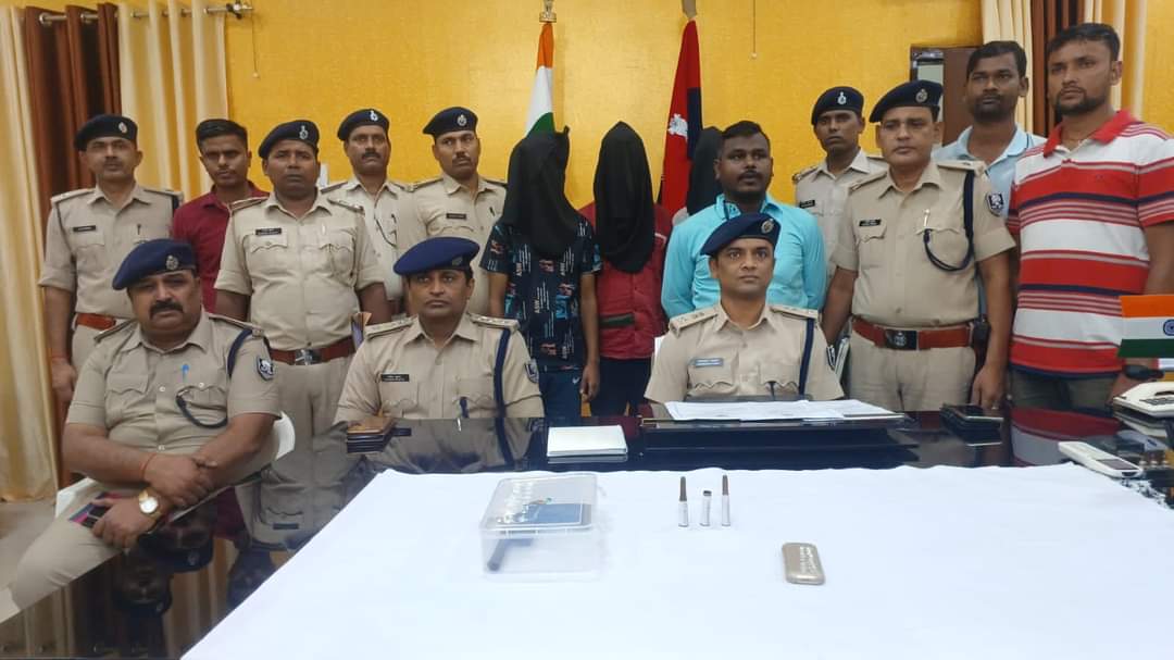 मुंगेर पुलिस ने तीन कुख्यात अपराधियों को हरियाणा से किया गिरफ्तार