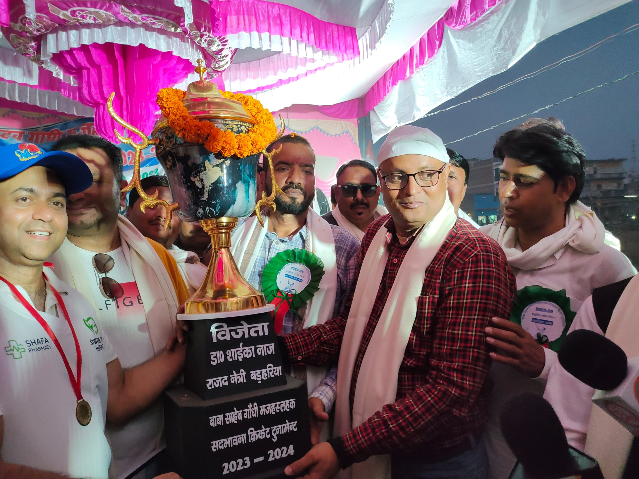 अलजबीन दुबई ने कैफ एकेडमी सीवान को 49 रनों से हराया, जमाया क्रिकेट कप पर कब्जा
