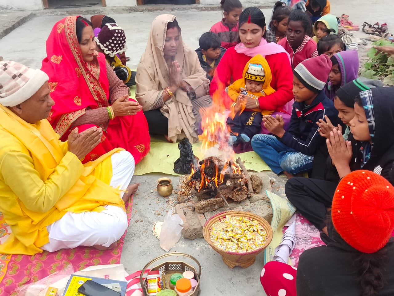 हवनयज्ञ के साथ वर्ष 2023 की विदाई