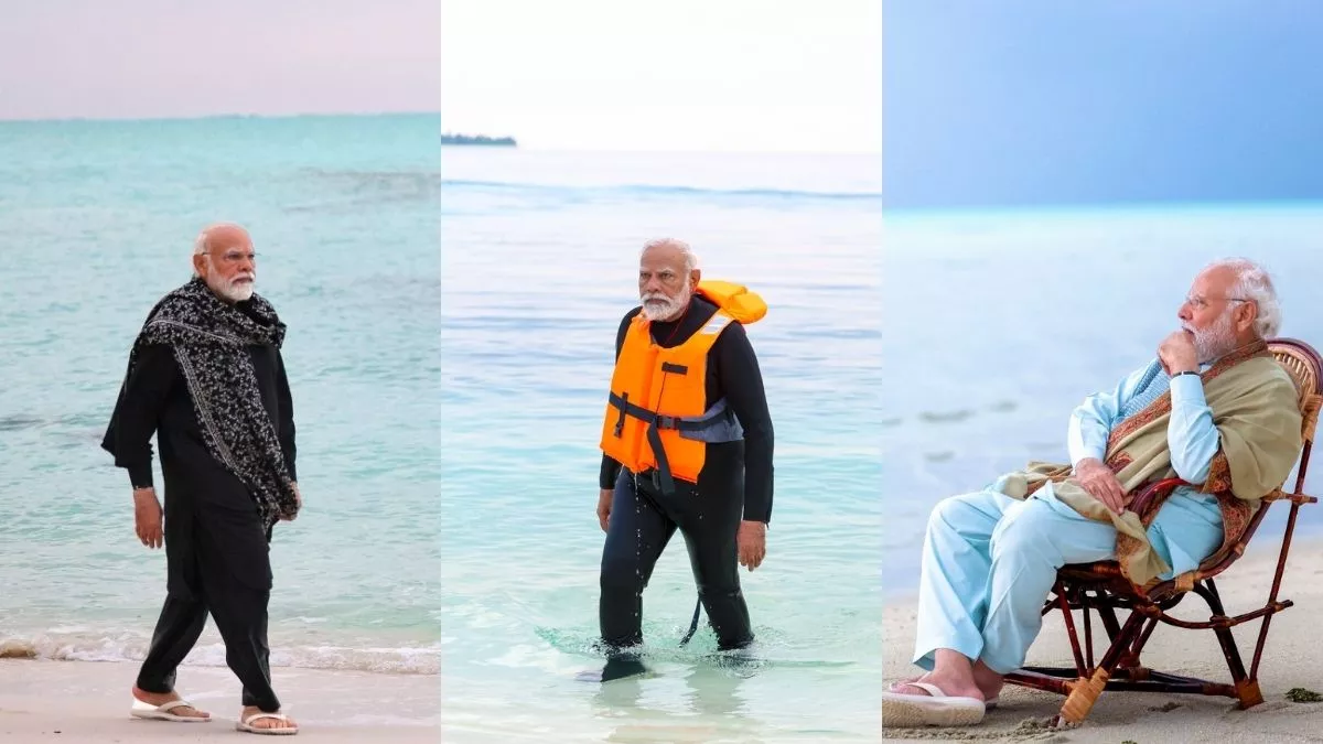 समुद्र के किनारे PM मोदी की मॉर्निंग वॉक कैसे रही?