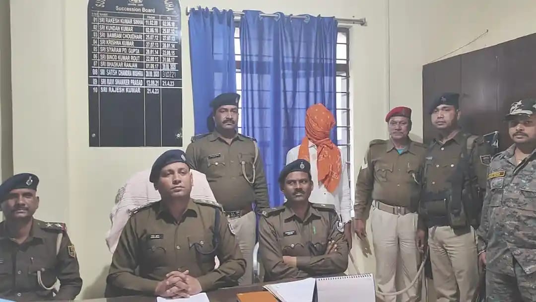 जमुई का इनामी अपराधी राजेश यादव गिरफ्तार, बिहार व झारखंड में दर्ज हैं संगीन मामले