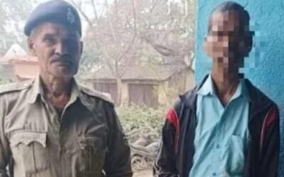फरार चल रहे पत्नी के हत्यारे पति को पुलिस ने किया गिरफ्तार