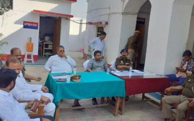 होली, रमजान पर्व व चुनाव को लेकर शांति समिति की हुई बैठक