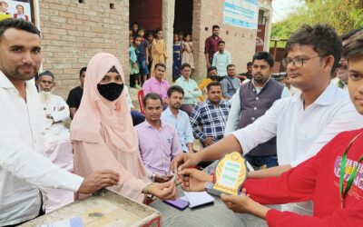 मैट्रिक बोर्ड में बेहतर प्रदर्शन करने वाले बच्चे हुए सम्मानित