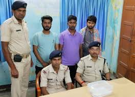 दस लाख की ठगी करने वाले तीन साइबर अपराधी गिरफ्तार