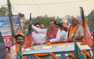 रादौर जनसम्पर्क अभियान में नवीन जिन्दल ने आम आदमी पार्टी पर किया जोरदार हमला