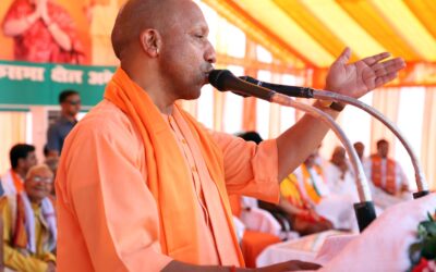 सीएम योगी ने की जनसभा कहा यह चुनाव राम भक्तों और रामद्रोहियों के बीच