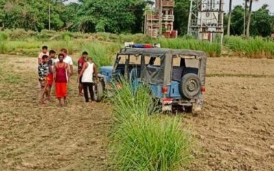 बिहार पुलिस का हाल देखिए: थाना परिसर से जीप चुरा ले गए शातिर चोर, थाने सोते रह गए वर्दीधारी