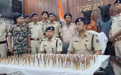 खगड़िया पुलिस ने फिल्मी स्टाइल में की कार्रवाई, राइफल के 220 कारतूस के साथ दो तस्कर गिरफ्तार
