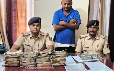 वाहन जांच क्रम में एक युवक के पास से बरामद हुए नौ लाख रूपये
