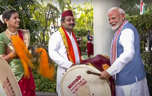 सिंगापुर में दिखा पीएम मोदी का अलग अंदाज