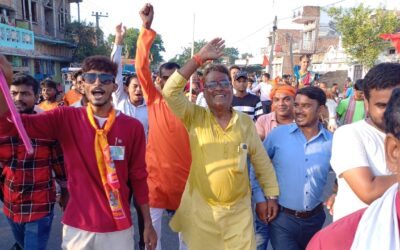 मशरक की खबरें : दो दिवसीय महावीर झंडा मेला का शोभायात्रा से हुआ समापन