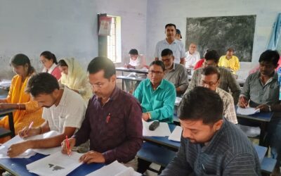 सीआरसी में अद्धवार्षिक मूल्यांकन परीक्षा की उत्तर पुस्तिकाओं की जांच शुरू