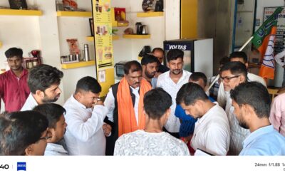 अमनौर की खबरें : पंचायती राज मंत्री केदार गुप्ता का हुआ भव्य स्वागत