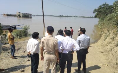 गंगा नदी एवं सरयू नदी के बढ़ते जलस्तर को लेकर प्रशासन अलर्ट