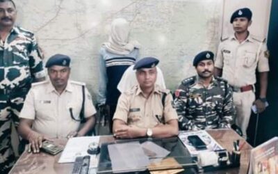 पुलिस ने 2 अपराधी को हथियार व जिंदा कारतूस के साथ रंगे हाथ किया गिरफ्तार