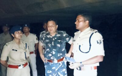 एसपी सारण द्वारा डोरीगंज में कल रात हुई गोलीबारी घटना का स्थल निरीक्षण एवं दियारा क्षेत्र में विशेष सर्च आपरेशन