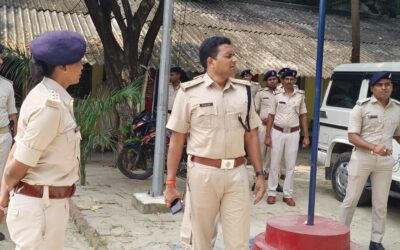 पुलिस अधीक्षक, सारण के द्वारा यातायात थाना का किया गया वार्षिक निरीक्षण, दिये गये कई दिशा-निर्देश
