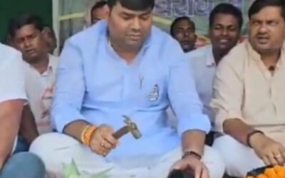 राजद का ‘मीटर’ तोड़ आंदोलन,बताया गरीबों पर अत्याचार