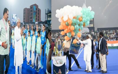 मुख्यमंत्री नीतीश कुमार ने राजगीर में महिला एशियन हॉकी चैंपियंस ट्रॉफी का उद्घाटन किया