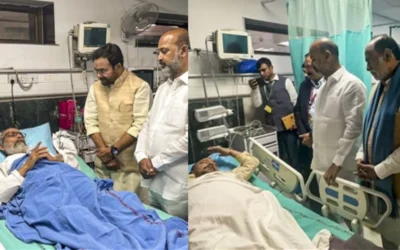 संसद के बाहर हुई धक्का-मुक्की में घायल सांसद अस्पताल से बाहर आये
