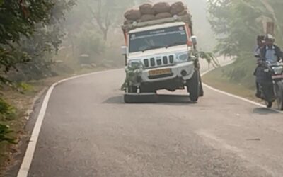 सिसवन की खबरें : ड्राइवर की सूझबूझ से बड़ी दुर्घटना टली