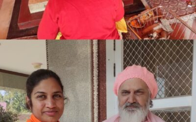 अप्रवासी भारतीयों ने अवधूत आश्रम कुरुक्षेत्र में षडदर्शन साधुसमाज द्वारा चल रहे गीता महायज्ञ में डाली आहुतियां