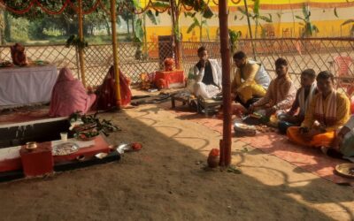 सिधवलिया की खबरें : वैदिक मंत्रोच्चारण से गूंजयमान हो रहा क्षेत्र