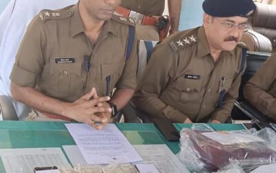 5 लाख की लूट में 6 आरोपी गिरफ्तार:सासाराम बालू घाट कांड में 12 अपराधी थे शामिल, 40 हजार रुपए और 2 बाइक बरामद