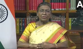राष्ट्रपति द्रौपदी मुर्मु ने गणतंत्र दिवस की पूर्व संध्या पर राष्ट्र को संबोधित किया