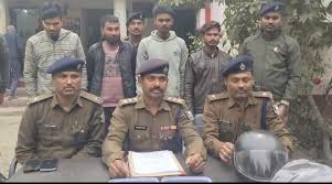 बीआरपी कुबेर हत्याकांड का मुख्य शूटर सहित चार अपराधी गिरफ्तार
