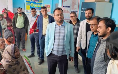 जिला पदाधिकारी ने आंदर प्रखंड के विभिन्न कार्यालय का किया औचक निरीक्षण
