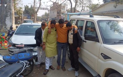मशरक की खबरें : प्रखंड कार्यालय के मुख्य गेट पर सड़क दुर्घटना में बीडीसी पिता पुत्र घायल