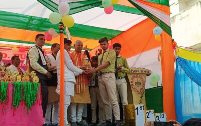 तीन दिवसीय वार्षिक खेल प्रतियोगिता के समापन पर पुरस्कार वितरण