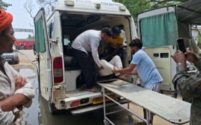 मशरक की खबरें : ई रिक्शा और बाइक की टक्कर में एक घायल , छपरा रेफर