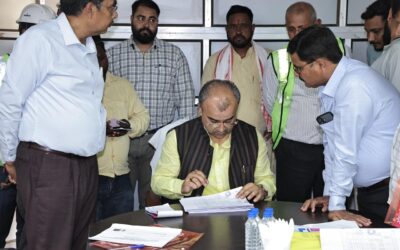 सीवान की खबरें : स्वास्थ्य मंत्री ने निर्माणाधीन मेडिकल कॉलेज का किया निरीक्षण