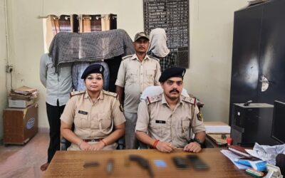 सिधवलिया की खबरें : अपराध की योजना बना रहे चार अपराधी गिरफ्तार