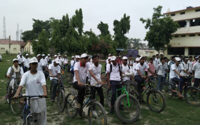 सीवान में नारकोटिक्स कंट्रोल ब्यूरो ने निकाली साइकिल रैली: नशा मुक्ति के प्रति जागरूकता का संदेश